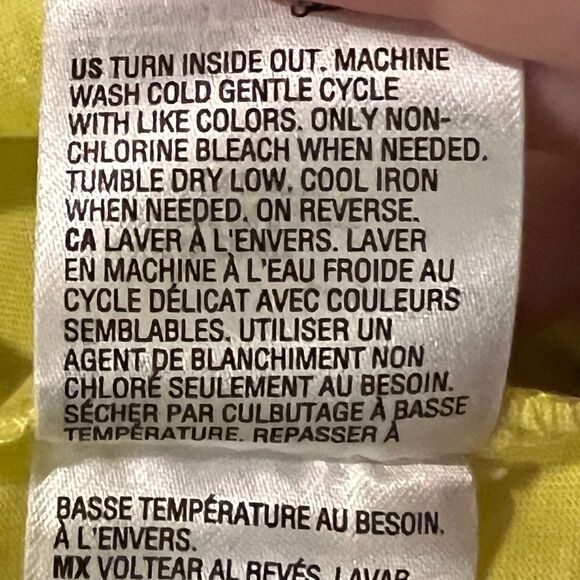 Style & Co Womens Sunray Yellow Basic Pocket T-Shirt Plus XXL New - Picture 6 of 7